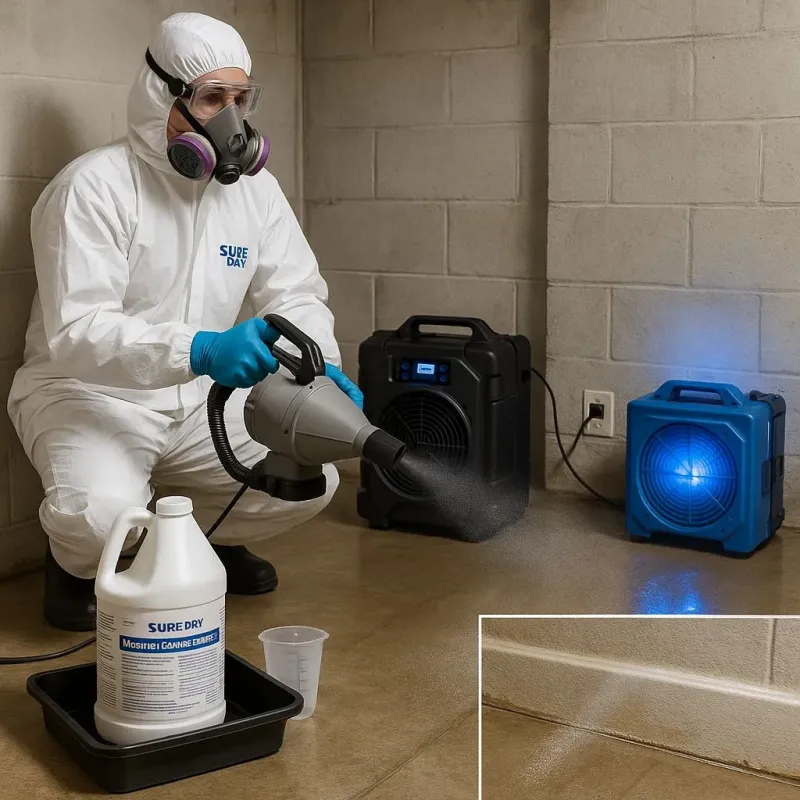 Sanitization and Odor Removal process in West Nyack, NY